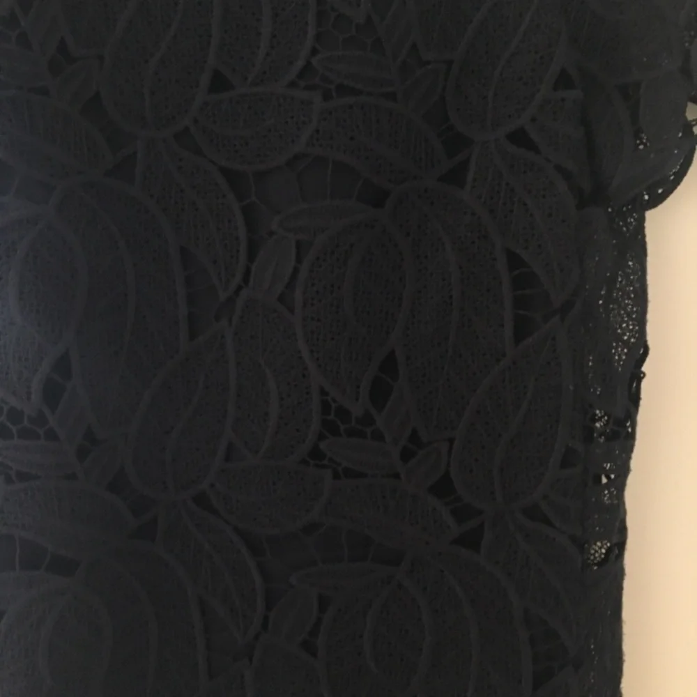 $500 TORY BURCH AVALON NAVY LACE OVERLAY WOOL BLEND PARTY ROMPER SIZE 0